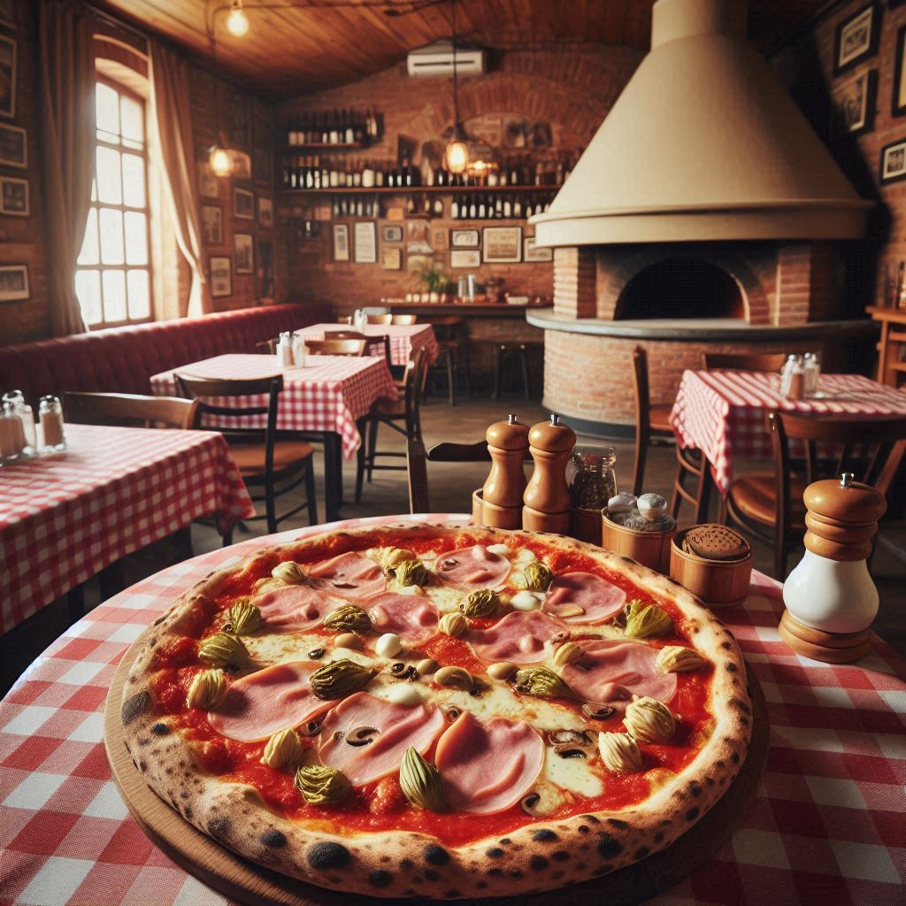 Interno pizzeria "Il Cornicione"